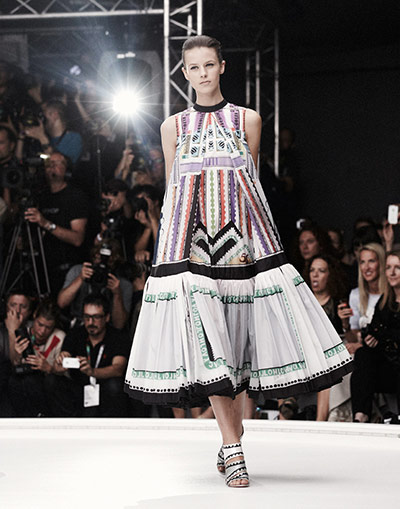 Mary Katrantzou: SS13 Mary Katrantzou, backstage, london fashion week, jamie Baker
