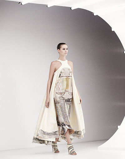 Mary Katrantzou: SS13 Mary Katrantzou, backstage, london fashion week, jamie Baker