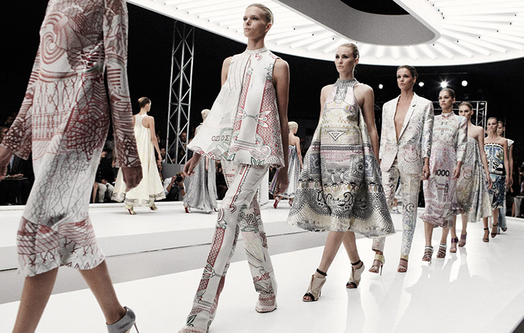 Mary Katrantzou: SS13 Mary Katrantzou, backstage, london fashion week, jamie Baker