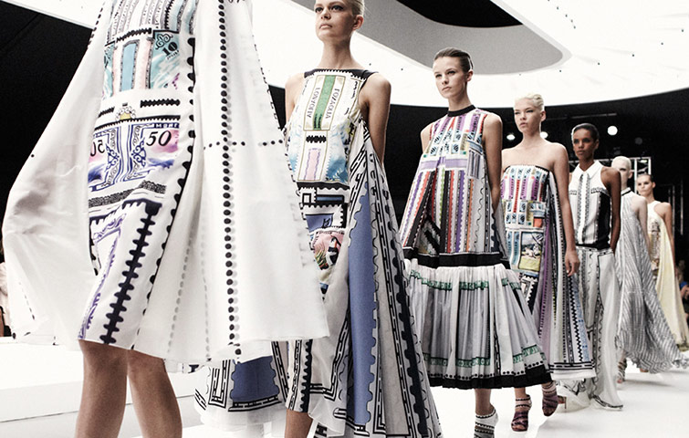 Mary Katrantzou: SS13 Mary Katrantzou, backstage, london fashion week, jamie Baker
