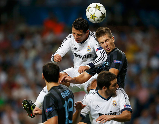 sport: Real Madrid's Cristiano Ronaldo