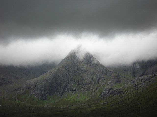 In Pictures - Layers: 'Layers of cloud over Sgurr an Fheadain on the Isle of Skye.'