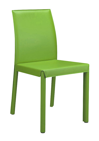 Wish list: coloured chair: Tommy in green leather