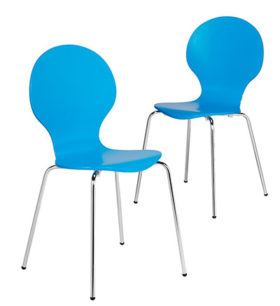 Wish list: coloured chair: Toronto chairs