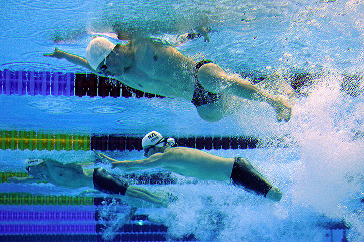 underwater: Jonas Larsen of Denmark 