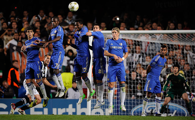 Chelsea v Juve 2: Chelsea wall