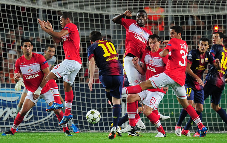 Champs League: Barcelona's Argentinian forward Lionel Messi