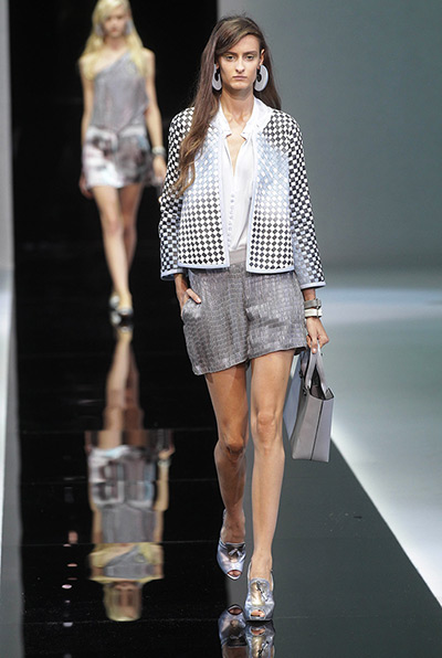Milan fashion week: Emporio Armani Spring/Summer 2013