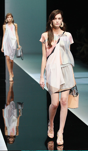 Milan fashion week: Emporio Armani Spring/Summer 2013