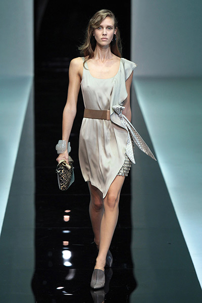 Milan fashion week: Emporio Armani Spring/Summer 2013
