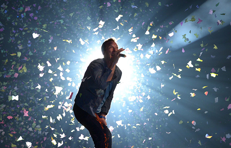 Week in Music: British band Coldplay in concert