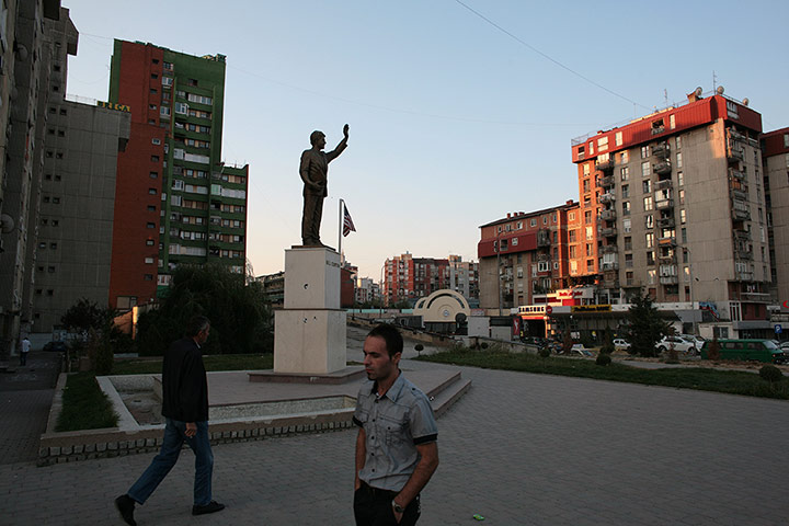 Kosovo art installation: Pristina, Kosovo