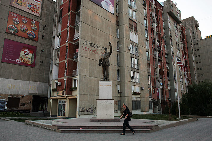 Kosovo art installation: Pristina, Kosovo