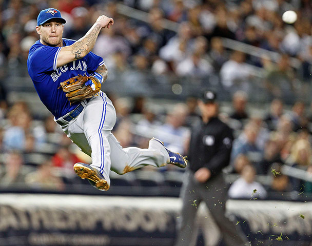 Best of week: Toronto Blue Jays' Lawrie throws out New York Yankees' McGehee