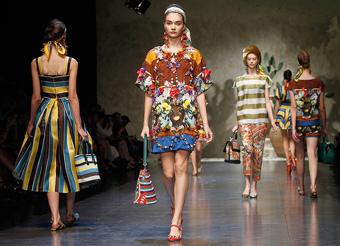 Milan fashion week: Dolce & Gabbana Spring/Summer 2013