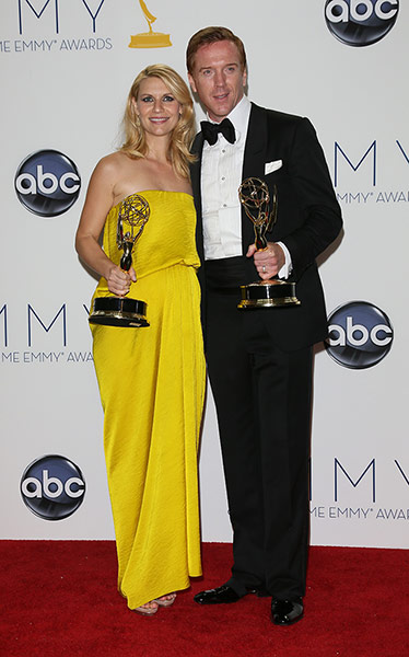 Emmy Awards: Claire Danes and Damien Lewis, who won the Best Actress and Best Actor