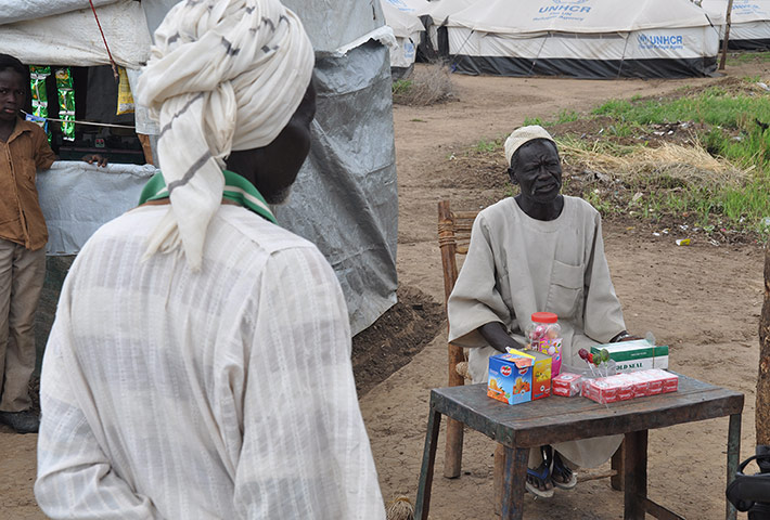  Jamam refugee camp: Heavy rains in South Sudan