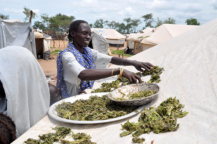  Jamam refugee camp: Heavy rains in South Sudan