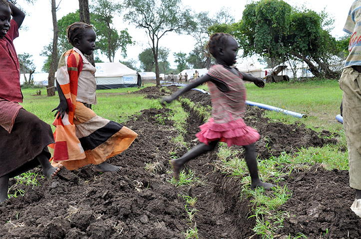 Gendrassa refugee camp: Heavy rains in South Sudan