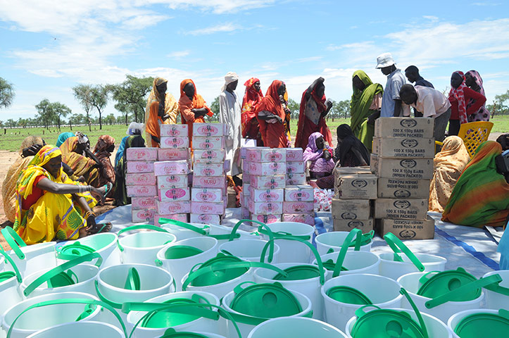  Jamam refugee camp: Heavy rains in South Sudan