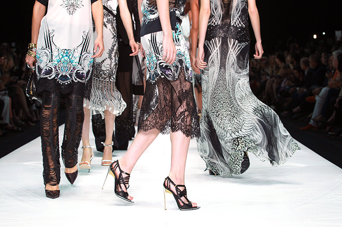 Milan Fashion Week: The runway at the Roberto Cavalli spring-summer 2013 collection