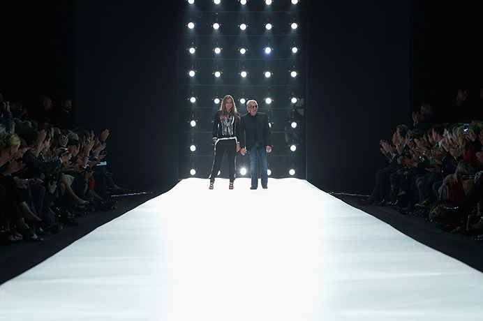 Milan Fashion Week: Designers Roberto Cavalli and Eva Cavalli