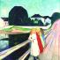 Guardian Weekly culture: Edvard Munch, Vier Mädchen auf der Brücke