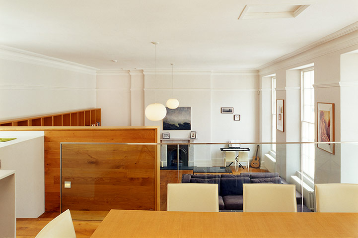 Weekend homes: The view from the mezzanine kitchen