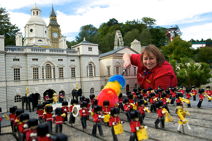 Legoland gallery: Paula Laughton gives Horse Guards Parade a dusting down