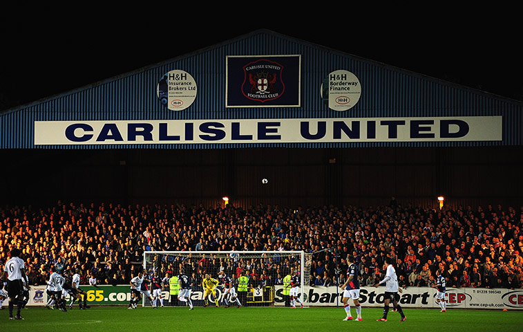 capital one cup: General view of Carlisle United v Spurs