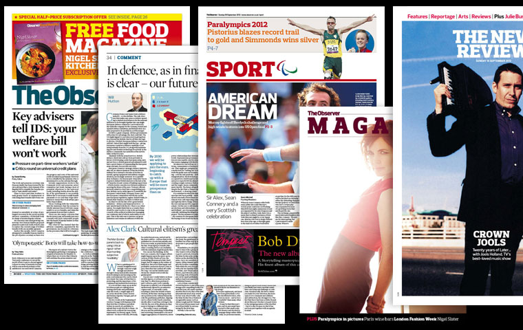 Observer iPad edition design evolution