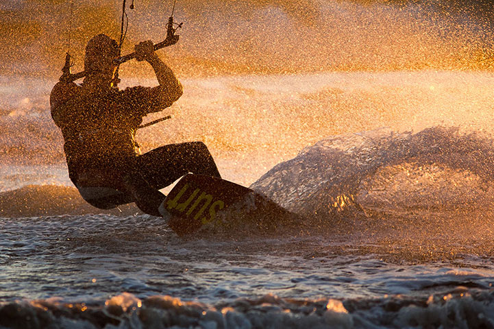 Sept readers' gallery: Kiteboarder, Newport, Rhode Island