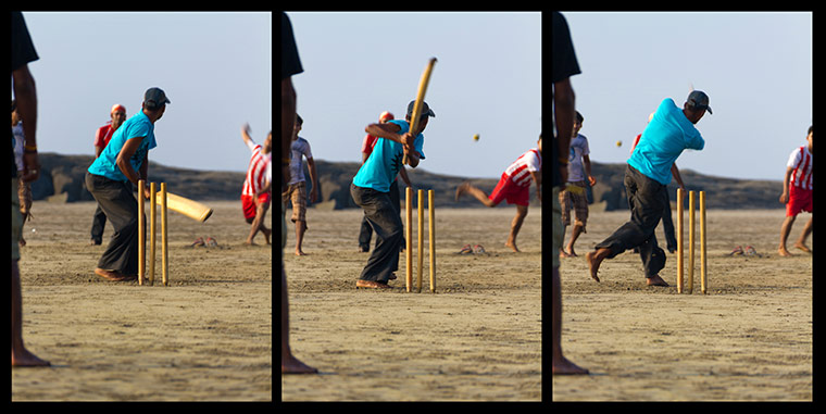 Sept readers' gallery: Beach cricket in Goa