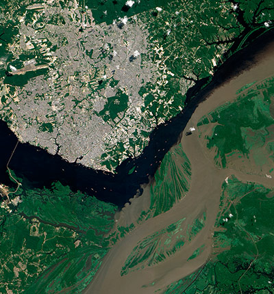 Satellite Eye: Meeting of the Waters