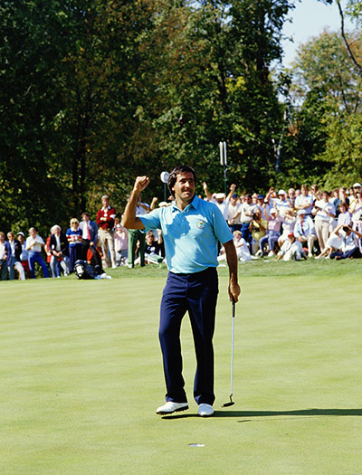 Euro wins in US: Seve Clinches Ryder Cup