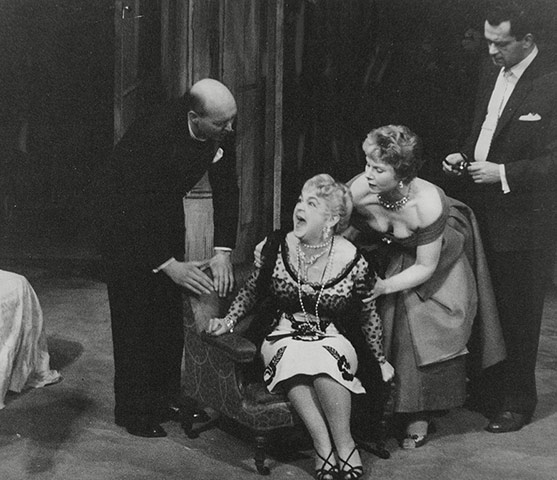 Cat On A Hot Tin Roof: B Duffell, Alan Tilvile in Cat On a Hot Tim Roof 1958