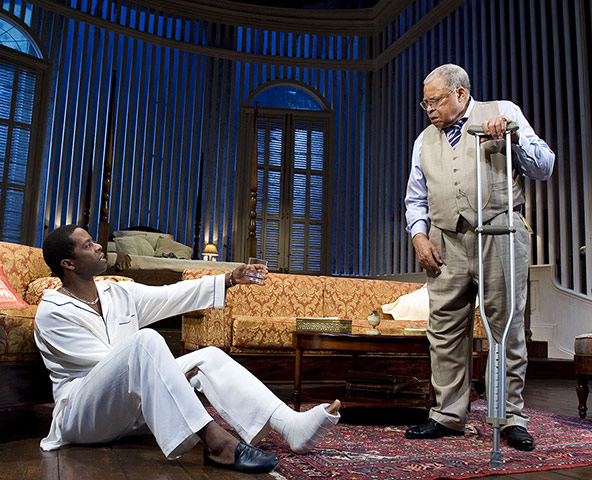 Cat On A Hot Tin Roof: Adrian Lester and James Earl Jones in Cat on a Hot Tin Roof
