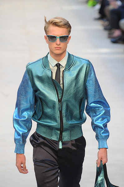 Bomber Jackets: Burberry Prorsum show at Milan Fashion Week, Menswear spring-summer 2013