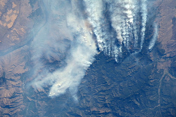 Satellite Eye: The Mustang Complex wildland fires in Idaho