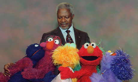 Kofi Annanon Sesame Street