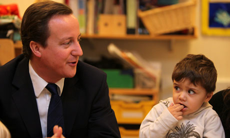 David Cameron Visits nursery run by London Early Years Foundation