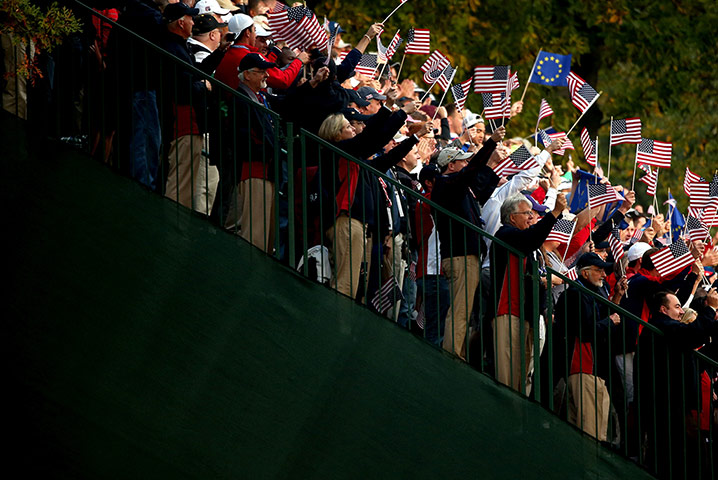 Ryder Cup day 1: USA fans
