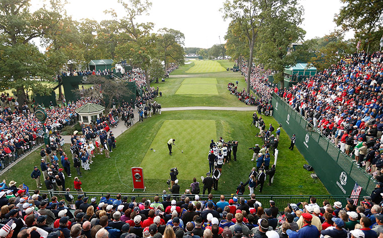 Ryder Cup day 1: Start of the 2012 Ryder Cup