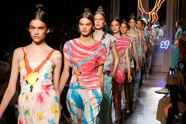 Paris: Models present creations by Japanese designer Tsumori Chisato