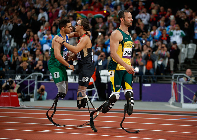 Oscar Pistorius: Gold medal winner Brazil's Alan Fonteles Cardoso Oliveira