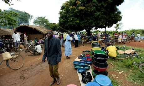 Katine market, Uganda