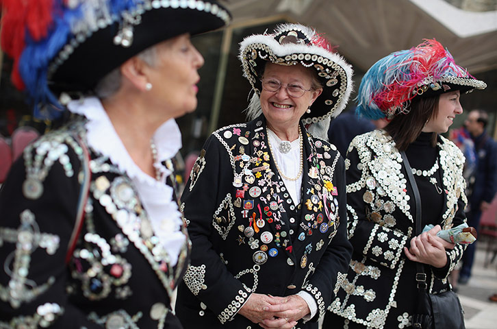 Pearly Kings and Queens : Perly Kings and Queens at Harvest Festival