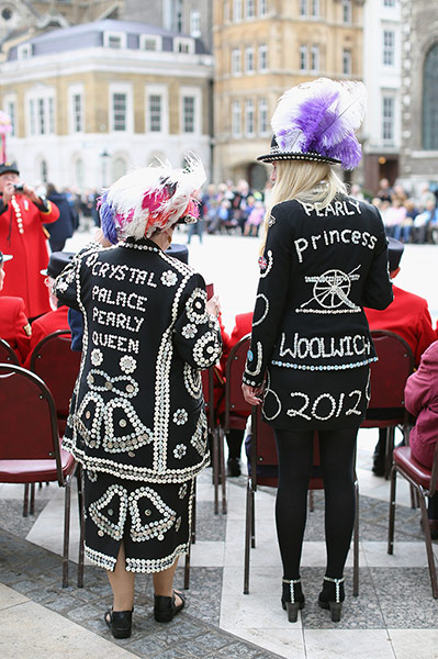 Pearly Kings and Queens : Perly Kings and Queens at Harvest Festival