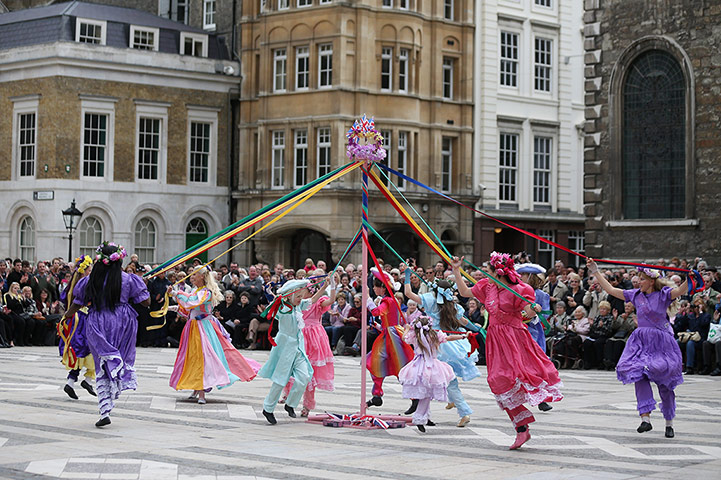 Pearly Kings and Queens : Perly Kings and Queens at Harvest Festival