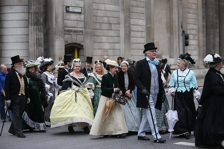 Pearly Kings and Queens : Perly Kings and Queens at Harvest Festival